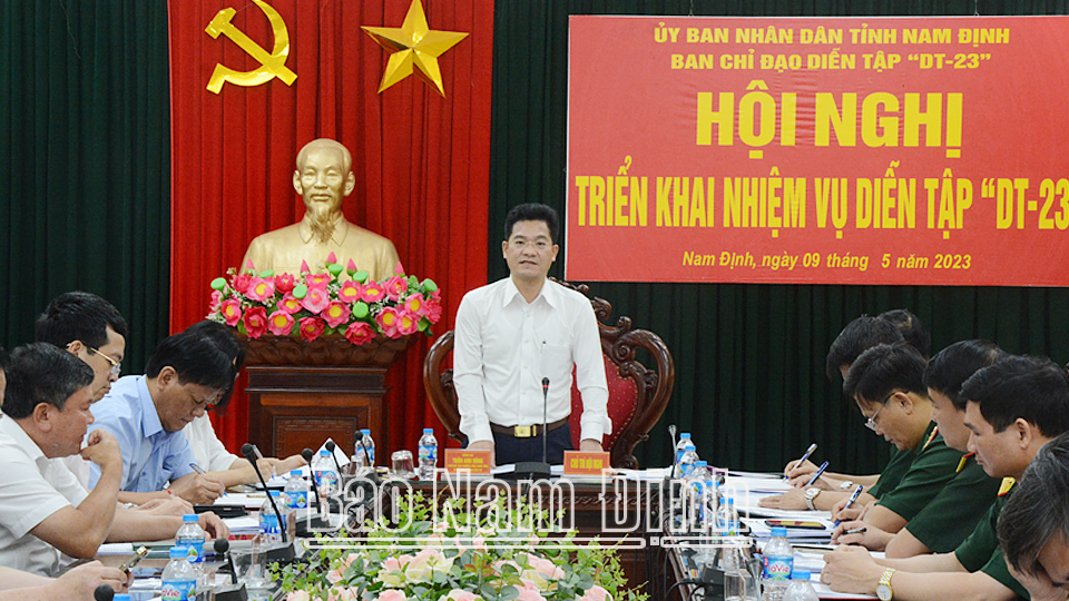 Triển khai nhiệm vụ diễn tập khu vực phòng thủ “DT-23”
