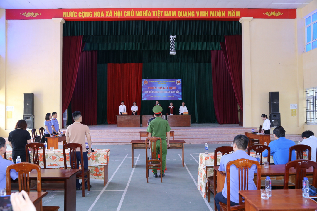 Tuyên truyền, giáo dục pháp luật cho đoàn viên, thanh niên thông qua phiên tòa giả định
