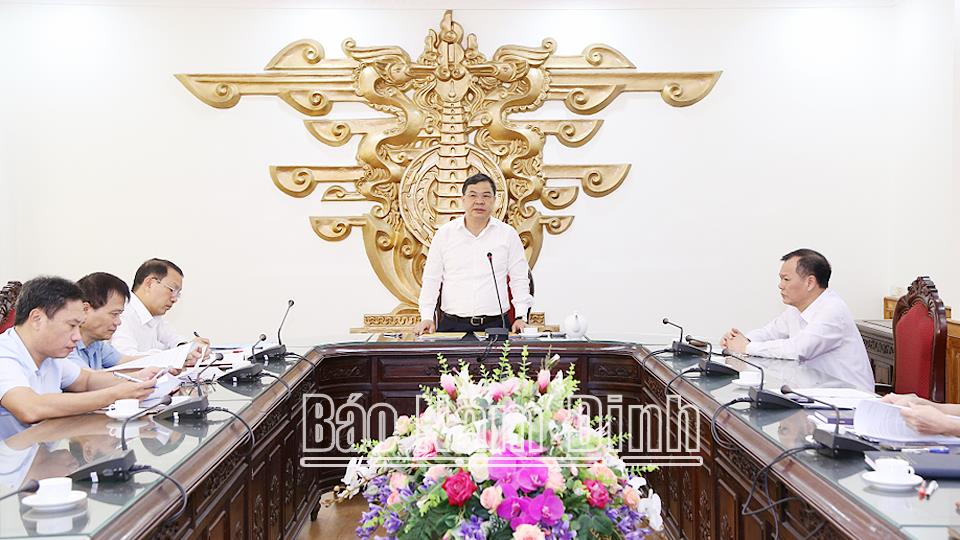 Tiếp tục tập trung đẩy nhanh tiến độ, xử lý nghiêm các vụ án, vụ việc tham nhũng, tiêu cực