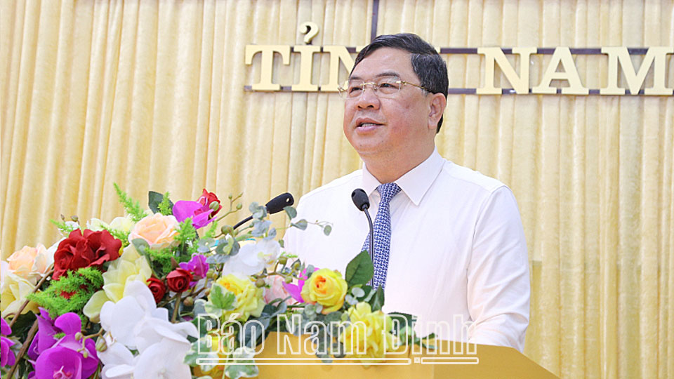 Phát biểu của đồng chí Bí thư Tỉnh ủy tại Hội nghị tổng kết và trao giải Cuộc thi viết với chủ đề “Bác Hồ với Nam Định, Nam Định với Bác Hồ”