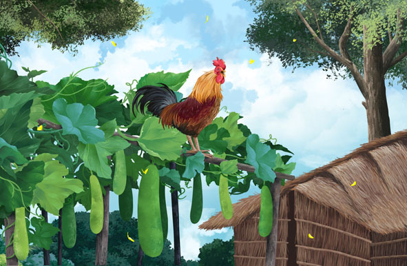 Xáo xác tiếng gà