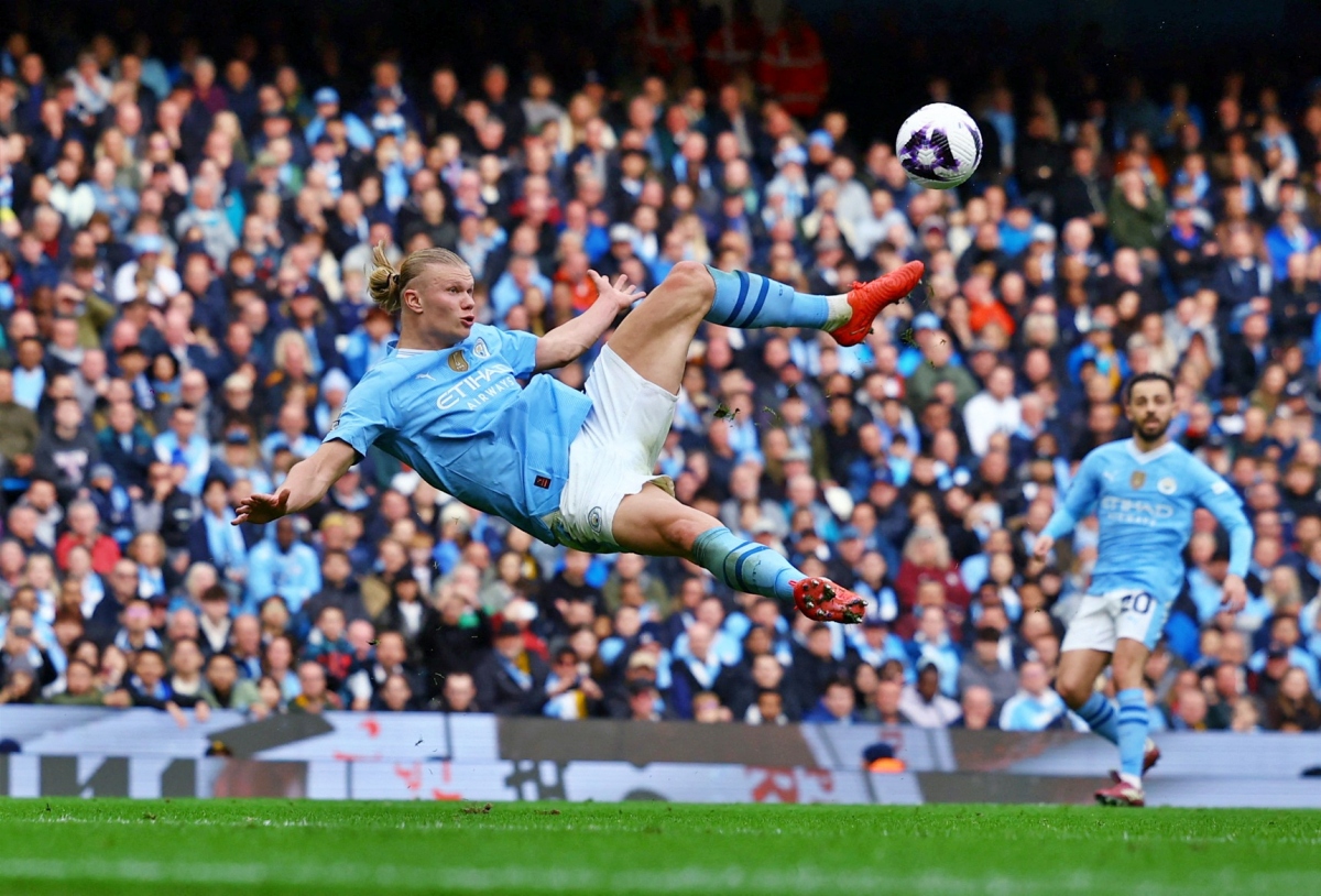 BXH Vua phá lưới Ngoại hạng Anh: Haaland bứt tốc, Cole Palmer “hít khói”