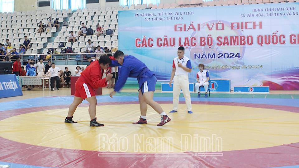 Khai mạc Giải vô địch các câu lạc bộ Sambo quốc gia năm 2024