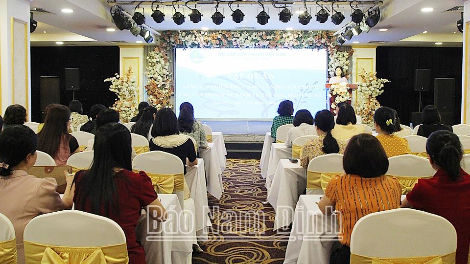 Tập huấn nâng cao kiến thức về kinh tế tập thể, hợp tác xã