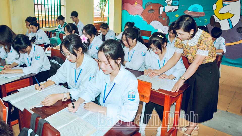 Tích cực ôn tập chuẩn bị cho kỳ thi tốt nghiệp THPT 2024