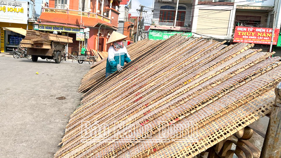 Hội viên nông dân tham giaphát triển nghề truyền thống