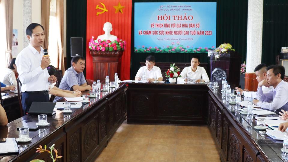 Hội thảo “Thích ứng với già hóa dân số và chăm sóc sức khỏe người cao tuổi”