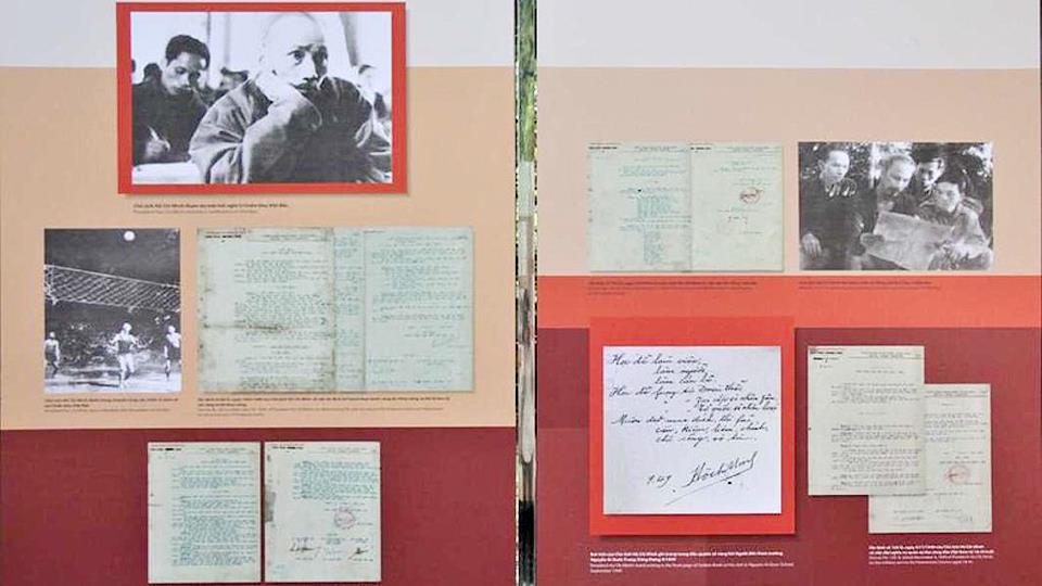 Triển lãm chữ ký và bút tích của Chủ tịch Hồ Chí Minh trên đảo Cô Tô