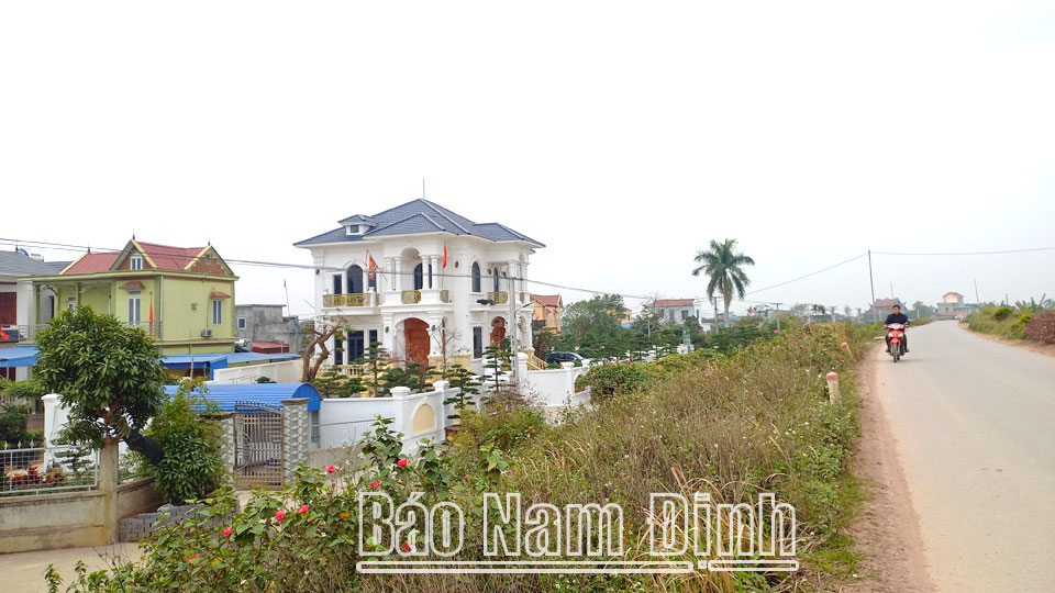 Vận động nhân dân xây dựngnông thôn mới nâng cao, kiểu mẫu ở Nam Trực