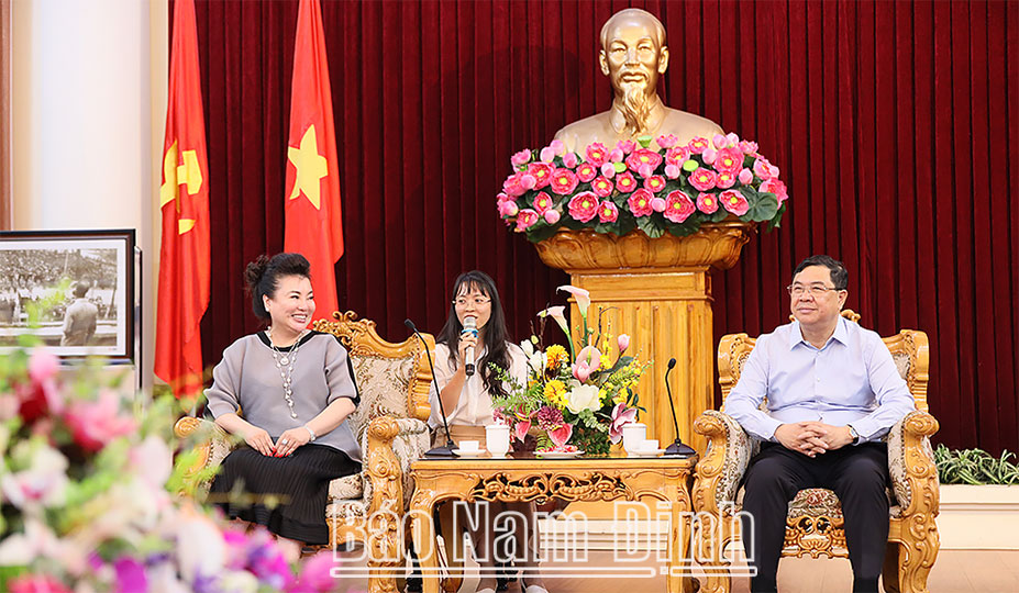 Đồng chí Bí thư Tỉnh ủy làm việc với Tập đoàn JiaWei