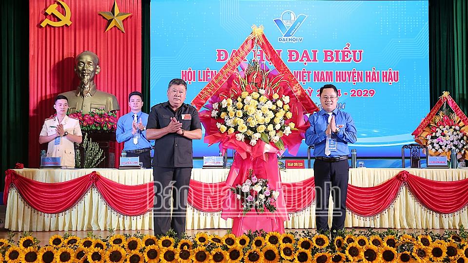 Đại hội đại biểu Hội Liên hiệp thanh niên huyện Hải Hậu lần thứ V, nhiệm kỳ 2024-2029