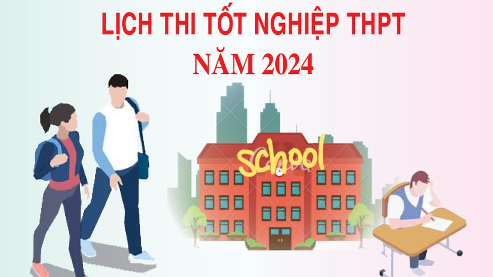 Lịch thi tốt nghiệp THPT năm 2024
