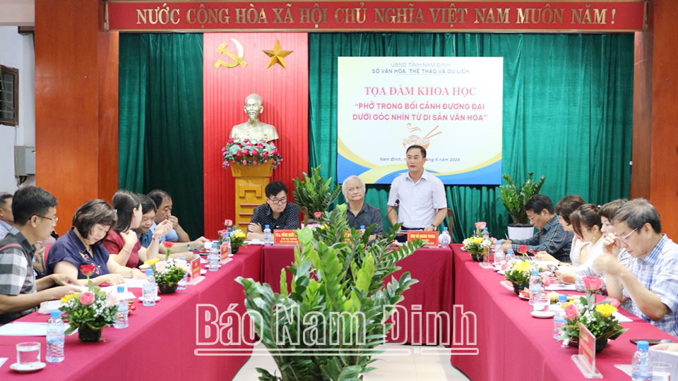 Toạ đàm khoa học “Phở trong bối cảnh đương đại dưới góc nhìn từ di sản văn hoá”
