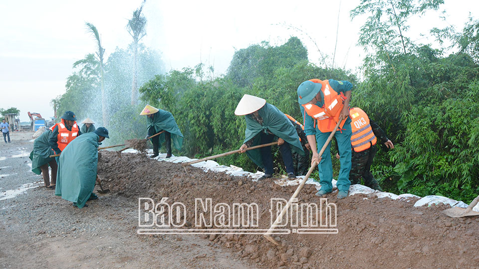 Mỹ Lộc sẵn sàng vận hành các phương án phòng, chống thiên tai