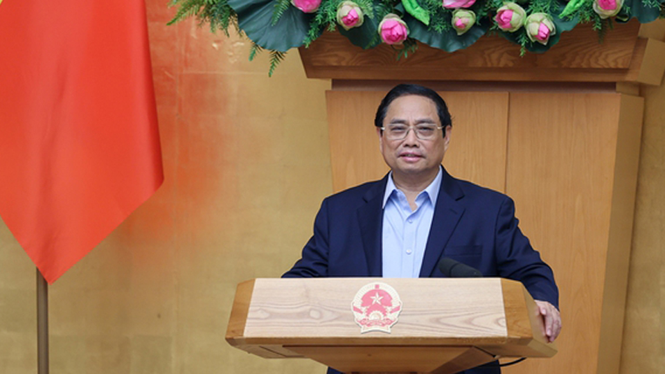 Thủ tướng Phạm Minh Chính chủ trì hội nghị trực tuyến Chính phủ với các địa phương