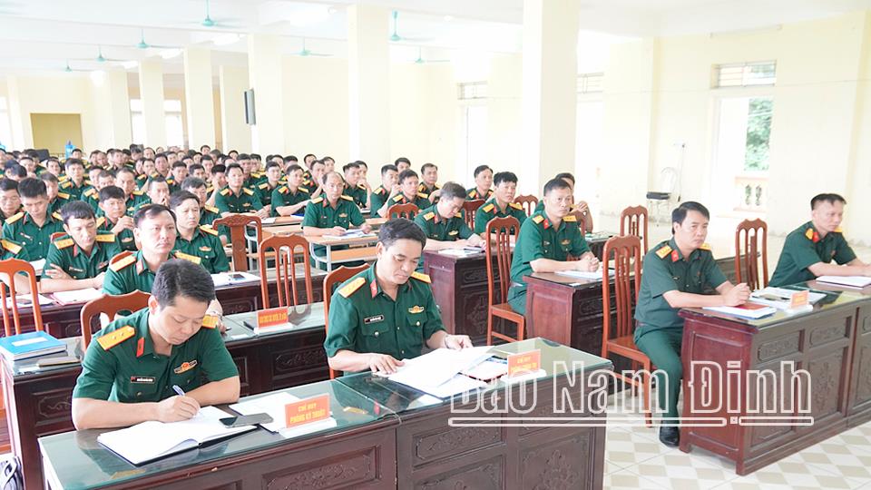 Bộ CHQS tỉnh tập huấn cán bộ giai đoạn 2 năm 2023