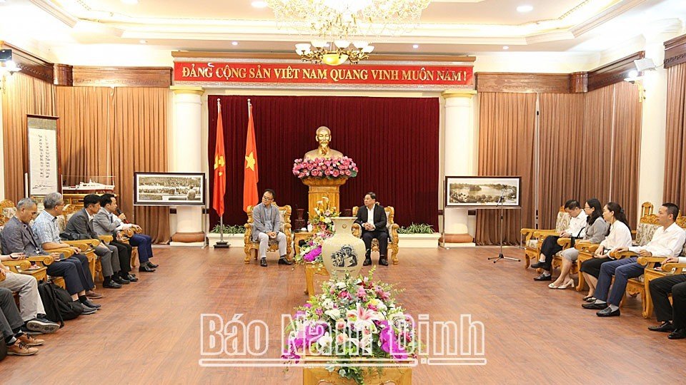 Đồng chí Bí thư Tỉnh ủy tiếp, làm việc với Đoàn doanh nghiệp Hàn Quốc