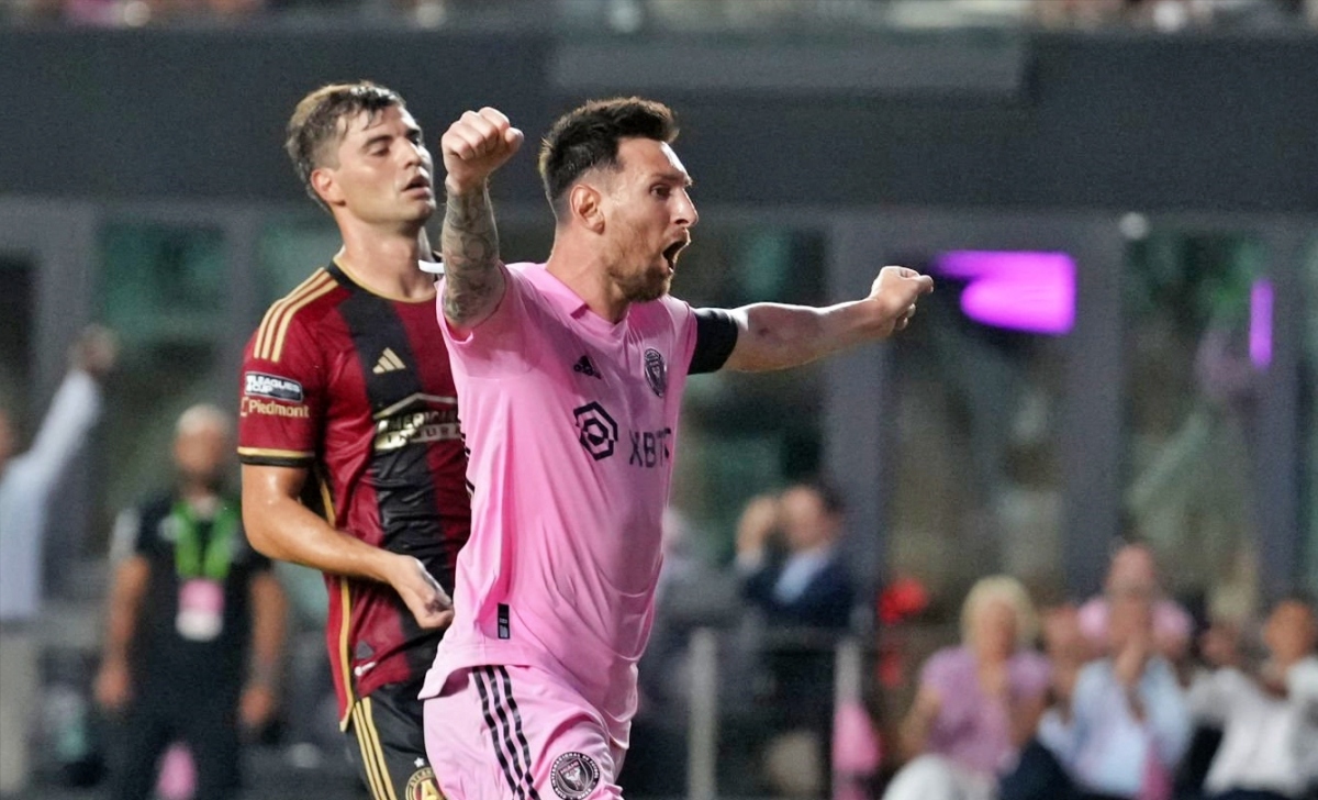 Messi ghi cú đúp, Inter Miami thắng đậm Atlanta Utd