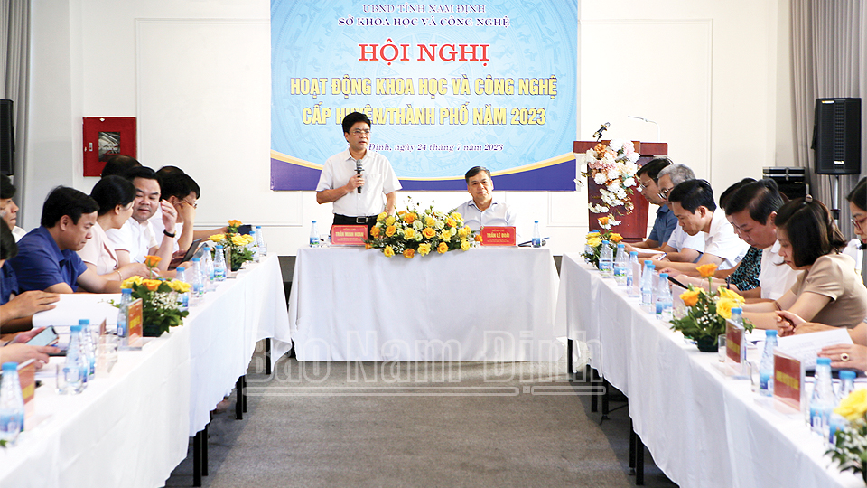 Nâng cao hơn nữa hiệu quả hoạt động khoa học và công nghệ cấp cơ sở