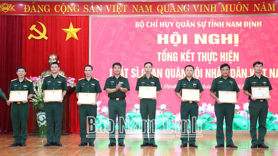 Tổng kết thực hiện Luật Sĩ quan Quân đội nhân dân Việt Nam