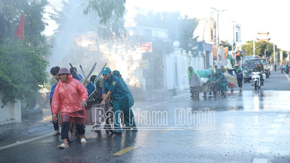 Nam Trực sẵn sàng vận hành các phương án phòng, chống thiên tai