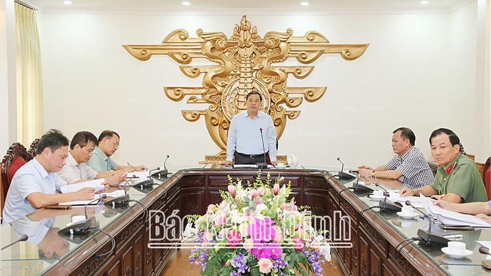 Tiếp tục đẩy nhanh tiến độ, xử lý nghiêm các vụ án, vụ việc tham nhũng, tiêu cực