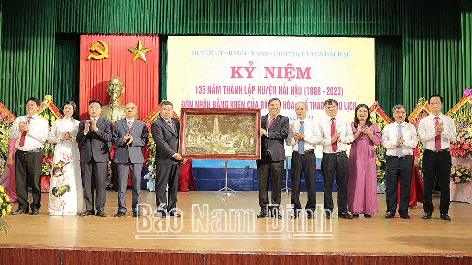 Lễ kỷ niệm 135 năm thành lập huyện Hải Hậu
