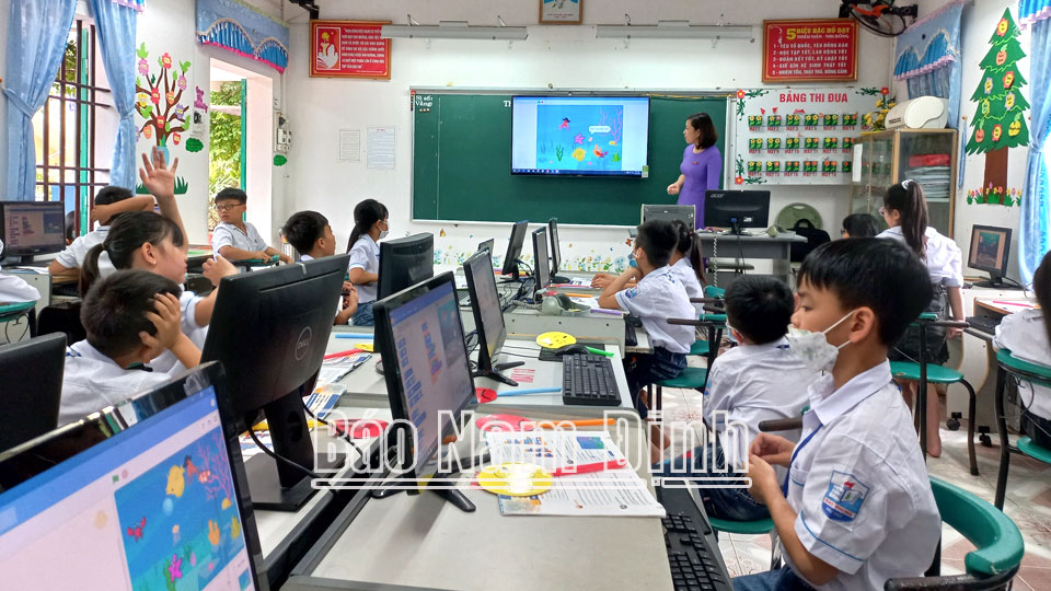 Giao Thủy quan tâmđầu tư cơ sở vật chất trường học