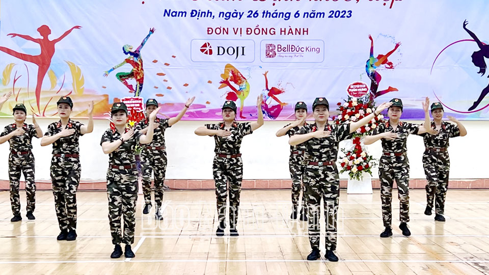 Sôi nổi phong trào dân vũ thể thaocủa hội viên phụ nữ