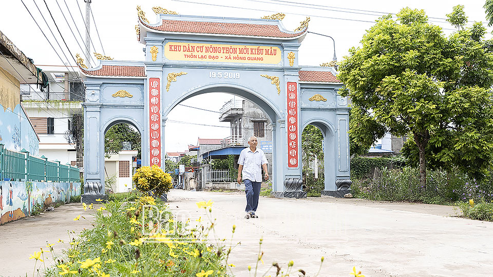 Tác phẩm tham dự giải báo chí Búa Liềm vàng lần thứ VIII-2023: Đảng viên tiên phong,lòng dân đồng thuận ở Hồng Quang