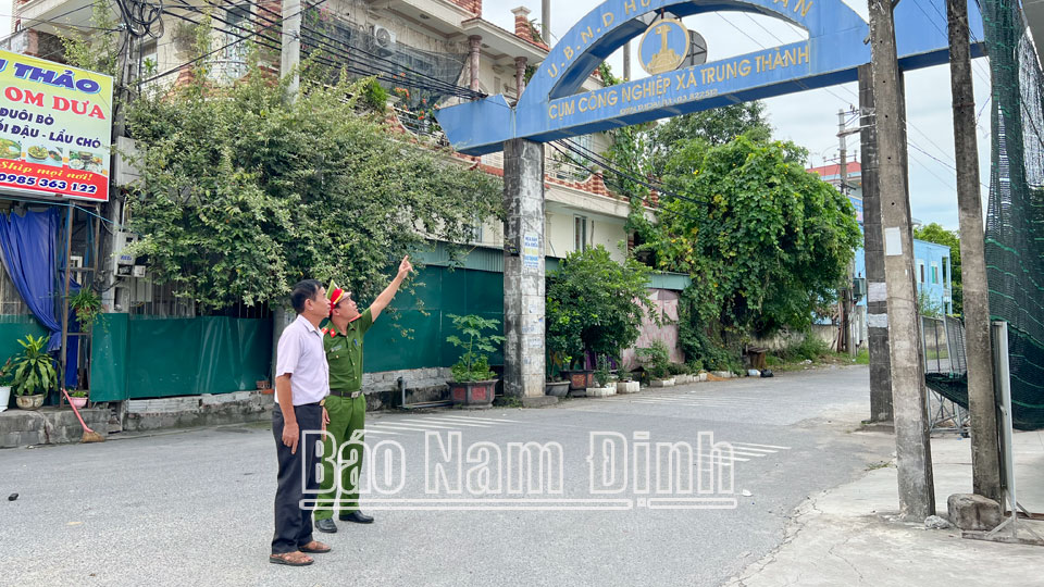 Hiệu quả thiết thực từ mô hình camera an ninh ở xã Trung Thành