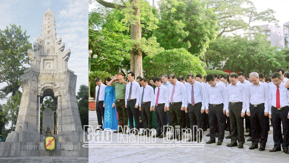 Dâng hương tưởng nhớ các Anh hùng Liệt sĩ nhân kỷ niệm 78 năm Cách mạng Tháng Tám và Quốc khánh (2-9)