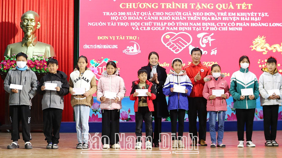 Cuộc vận động “Mỗi tổ chức, mỗi cá nhân gắn với một địa chỉ nhân đạo” ở Hải Hậu