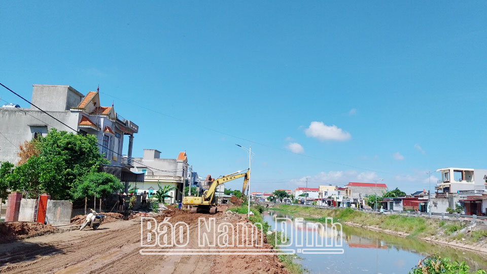 Mặt trận Tổ quốc Giao Thủy vận động nhân dânxây dựng nông thôn mới nâng cao, kiểu mẫu