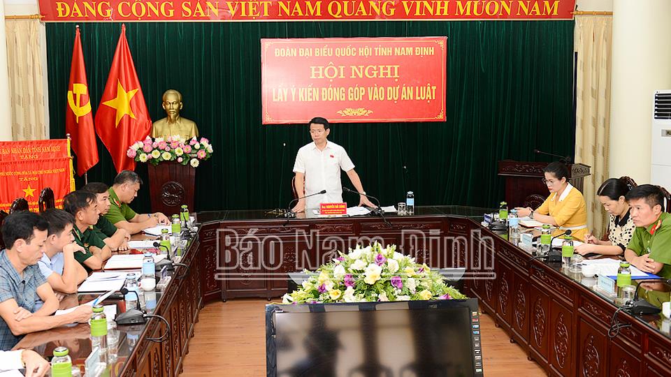 Đóng góp ý kiến vào các dự thảo luật dự kiến xem xét, thông qua tại kỳ họp thứ 6, Quốc hội khóa XV