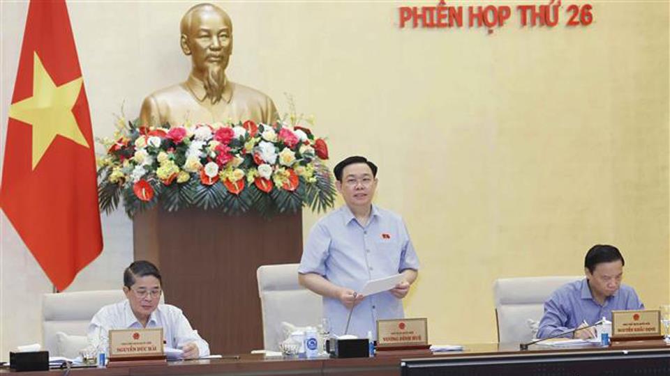 Khai mạc Phiên họp thứ 26 của Ủy ban Thường vụ Quốc hội