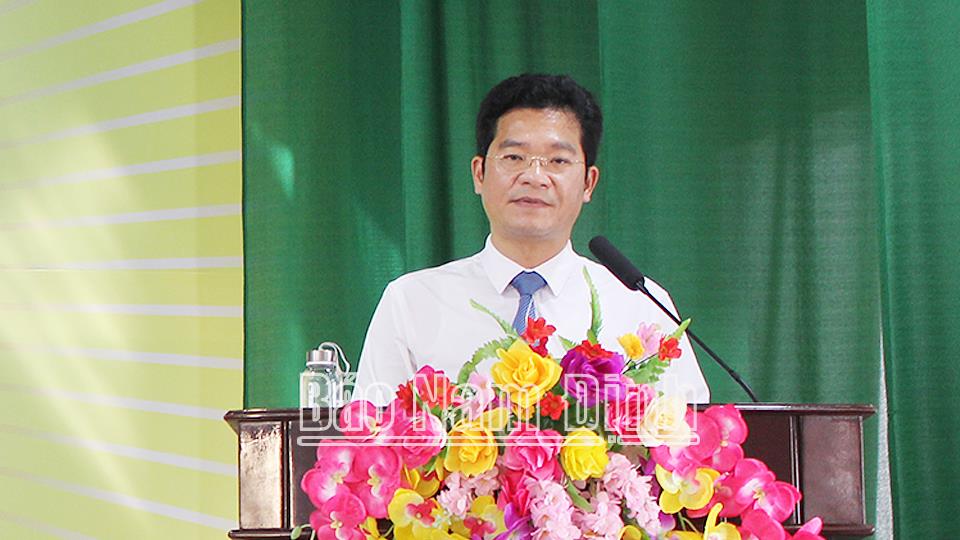 Hải Hậu sơ kết thực hiện Nghị quyết về xây dựng nông thôn mới nâng cao, kiểu mẫu giai đoạn 2021-2025