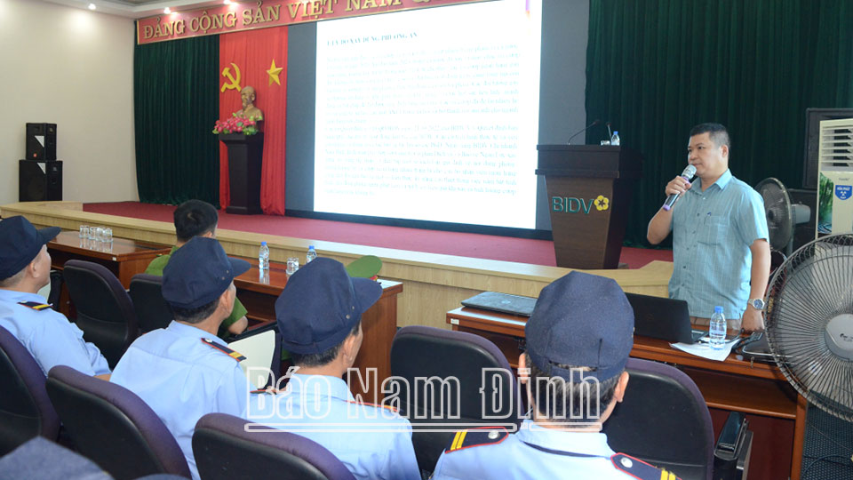 BIDV Nam Định diễn tập phòng, chống khủng bố