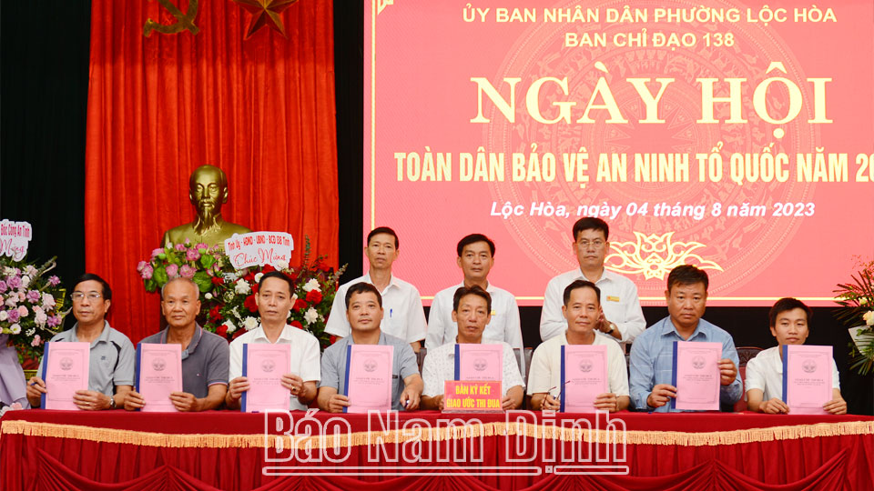 Xây dựng thế trận an ninh nhân dân vững chắc