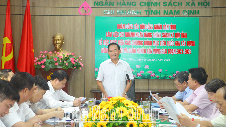 Tiếp tục phát huy hiệu quả vốn tín dụng chính sách góp phần xây dựng nông thôn mới và giảm nghèo bền vững