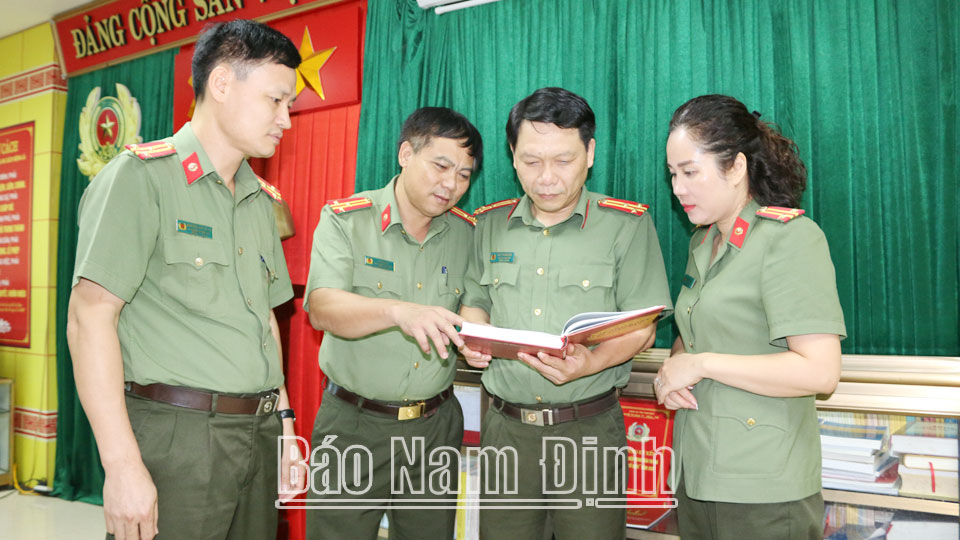 Tác phẩm tham dự giải báo chí Búa Liềm vàng lần thứ IX-2024: Tăng cường sự lãnh đạo của Đảngđối với công tác thanh tra Công an tỉnh Nam Định