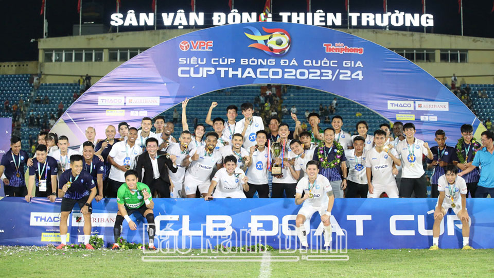 Câu lạc bộ Thép Xanh Nam Địnhsẵn sàng cho mùa giải mới 2024-2025