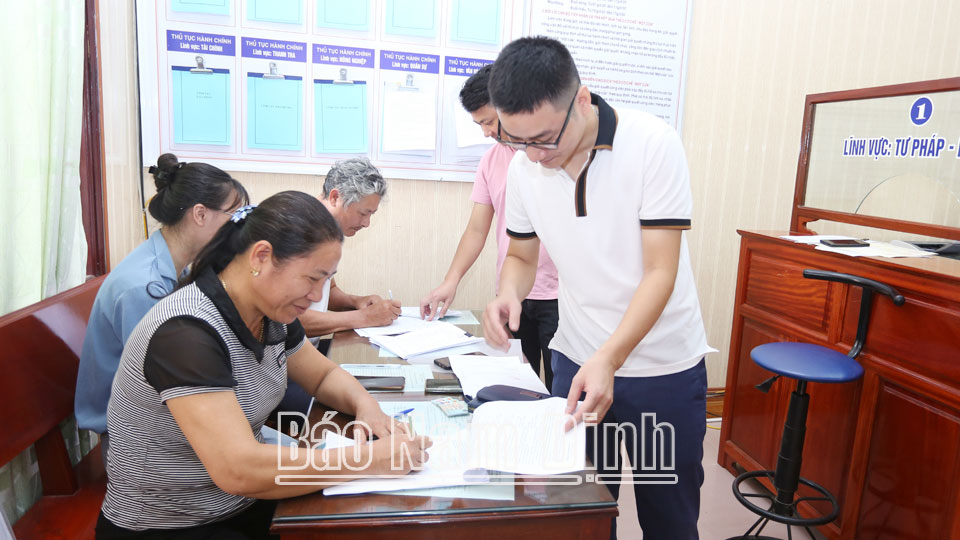 Đẩy mạnh công tác xây dựngcấp xã đạt chuẩn tiếp cận pháp luật