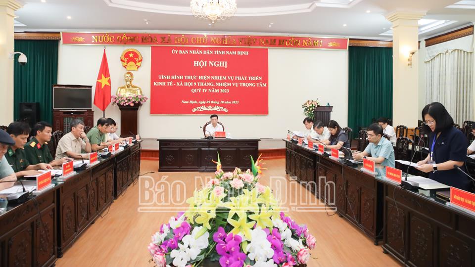 UBND tỉnh triển khai nhiệm vụ trọng tâm những tháng cuối năm 2023