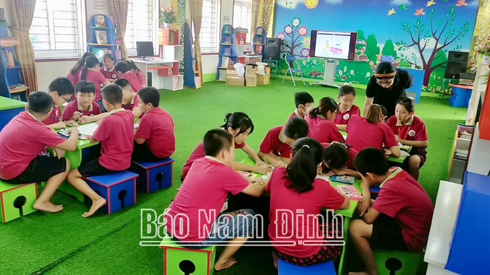 Trực Ninh đầu tư cơ sở vật chấtcho các trường tiểu học