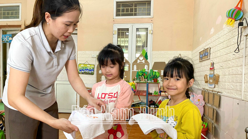 Phòng, chống dịch bệnh cho trẻtrong các trường mầm non