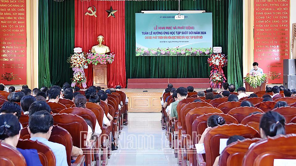 Phát động Tuần lễ hưởng ứng học tập suốt đời năm 2024