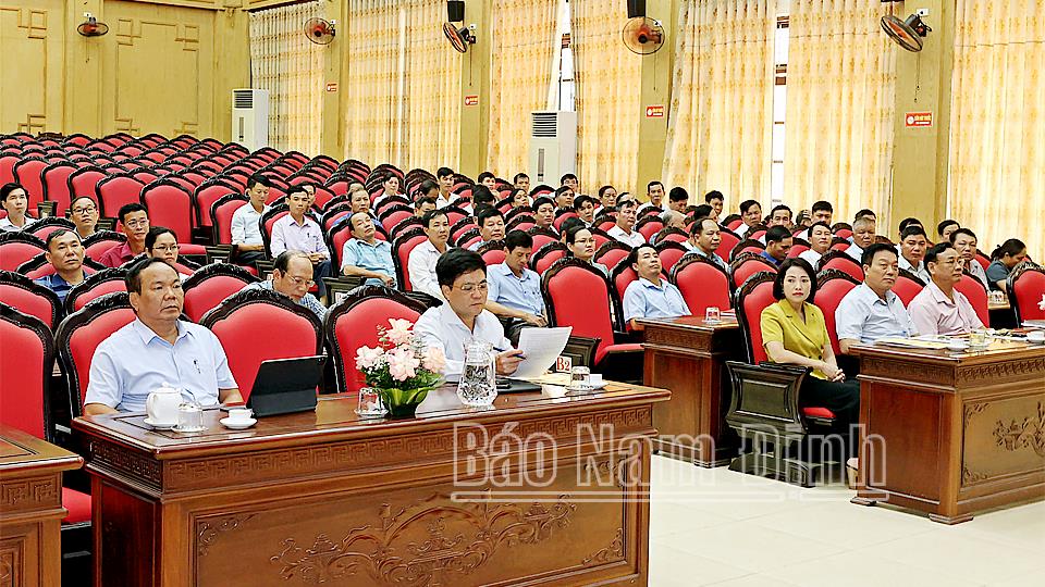 Huyện uỷ Vụ Bản triển khai kế hoạch tổ chức đại hội đảng bộ các cấp tiến tới Đại hội đại biểu toàn quốc lần thứ XIV của Đảng