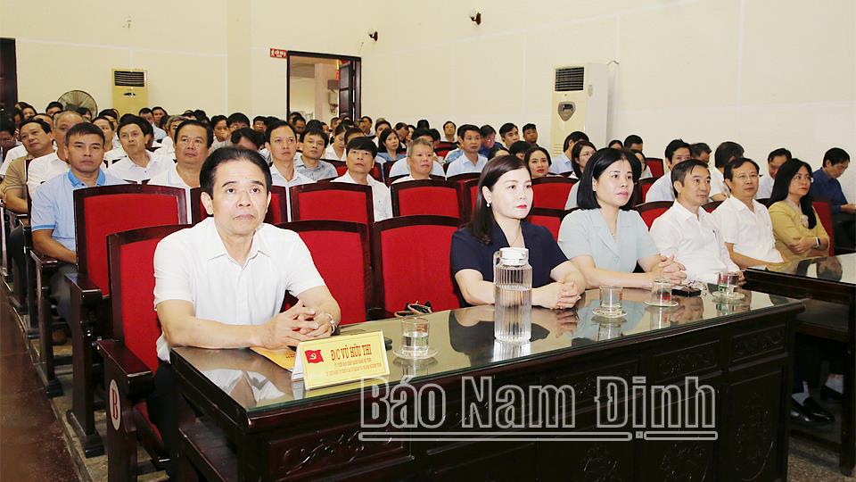 Triển khai công tác chuẩn bị tổ chức đại hội đảng bộ các cấp tiến tới Đại hội Đảng bộ Khối các Cơ quan và Doanh nghiệp tỉnh lần thứ II, nhiệm kỳ 2025-2030