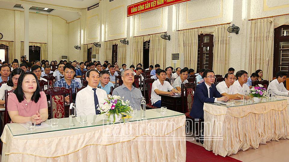 Khai giảng lớp bồi dưỡng, cập nhật kiến thức đối với cán bộ diện Ban Thường vụ Tỉnh ủy quản lý năm 2024